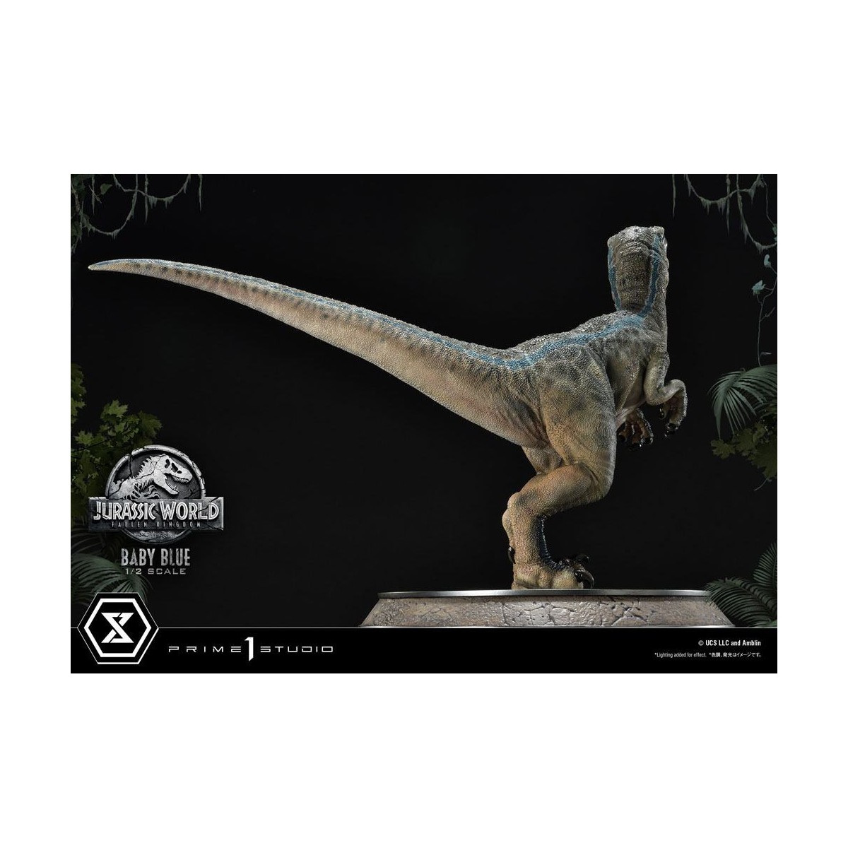Prime 1 Studio - Statua in scala 1/2 di Jurassic World: Fallen Kingdom - Baby Blue