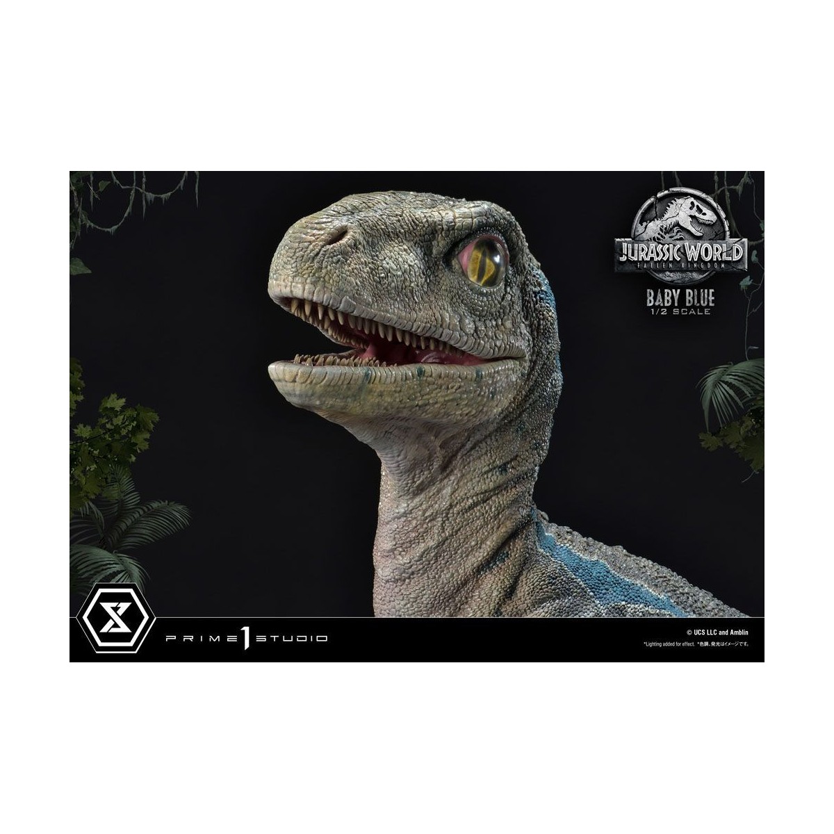 Prime 1 Studio - Statua in scala 1/2 di Jurassic World: Fallen Kingdom - Baby Blue