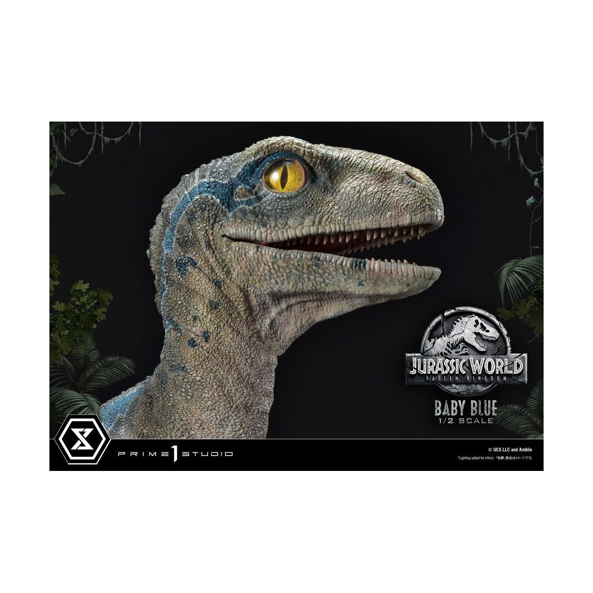 Prime 1 Studio - Statua in scala 1/2 di Jurassic World: Fallen Kingdom - Baby Blue