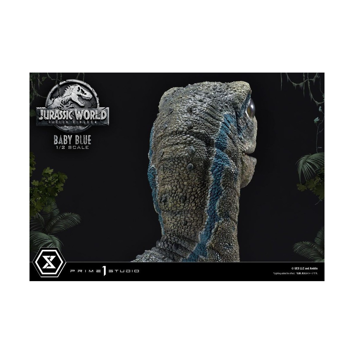 Prime 1 Studio - Statua in scala 1/2 di Jurassic World: Fallen Kingdom - Baby Blue