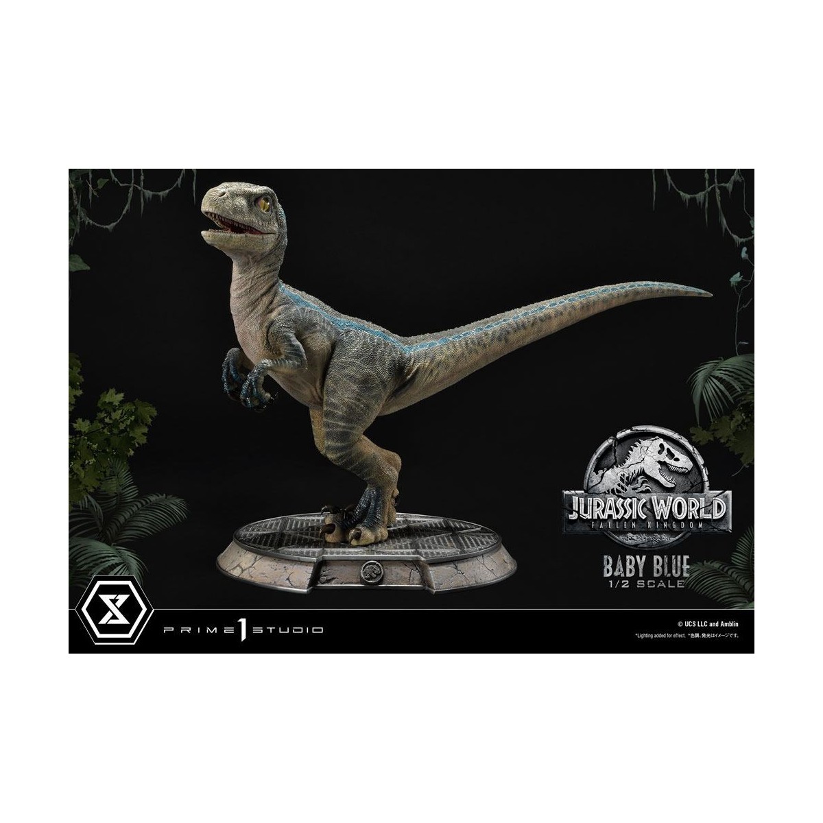 Prime 1 Studio - Statua in scala 1/2 di Jurassic World: Fallen Kingdom - Baby Blue