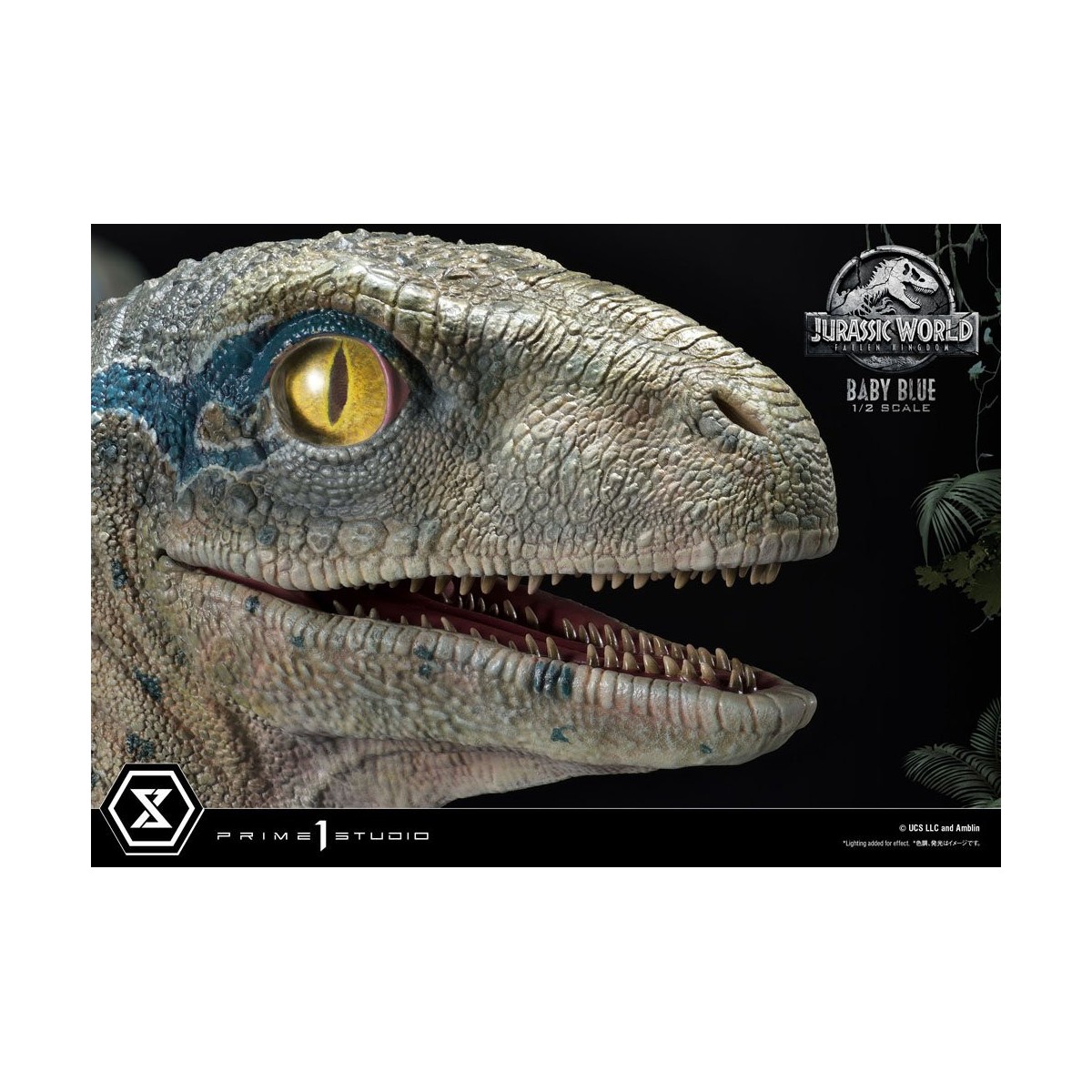 Prime 1 Studio - Statua in scala 1/2 di Jurassic World: Fallen Kingdom - Baby Blue