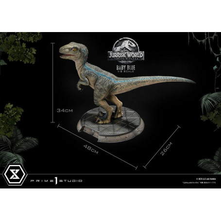 Prime 1 Studio - Statua in scala 1/2 di Jurassic World: Fallen Kingdom - Baby Blue