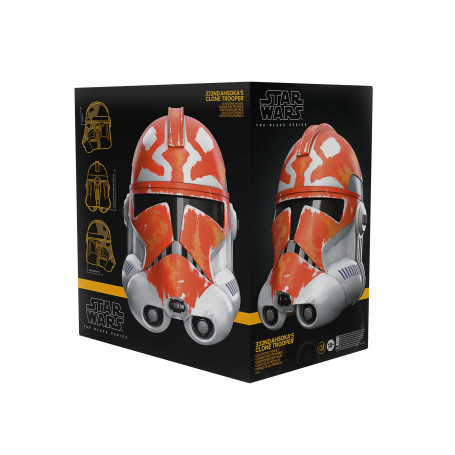 Hasbro - Elmetto elettronico premium Clone Trooper Fase II - Star Wars Serie Nera