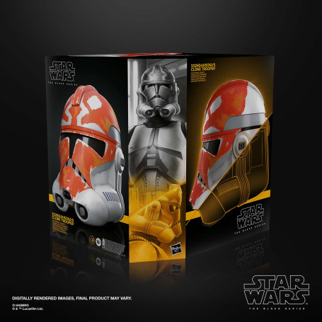 Hasbro - Elmetto elettronico premium Clone Trooper Fase II - Star Wars Serie Nera