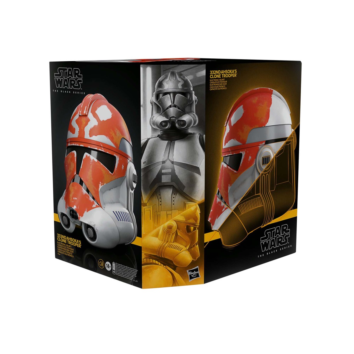 Hasbro - Elmetto elettronico premium Clone Trooper Fase II - Star Wars Serie Nera
