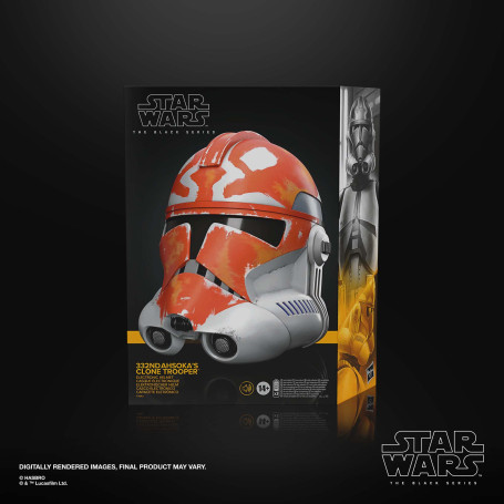 Hasbro - Elmetto elettronico premium Clone Trooper Fase II - Star Wars Serie Nera
