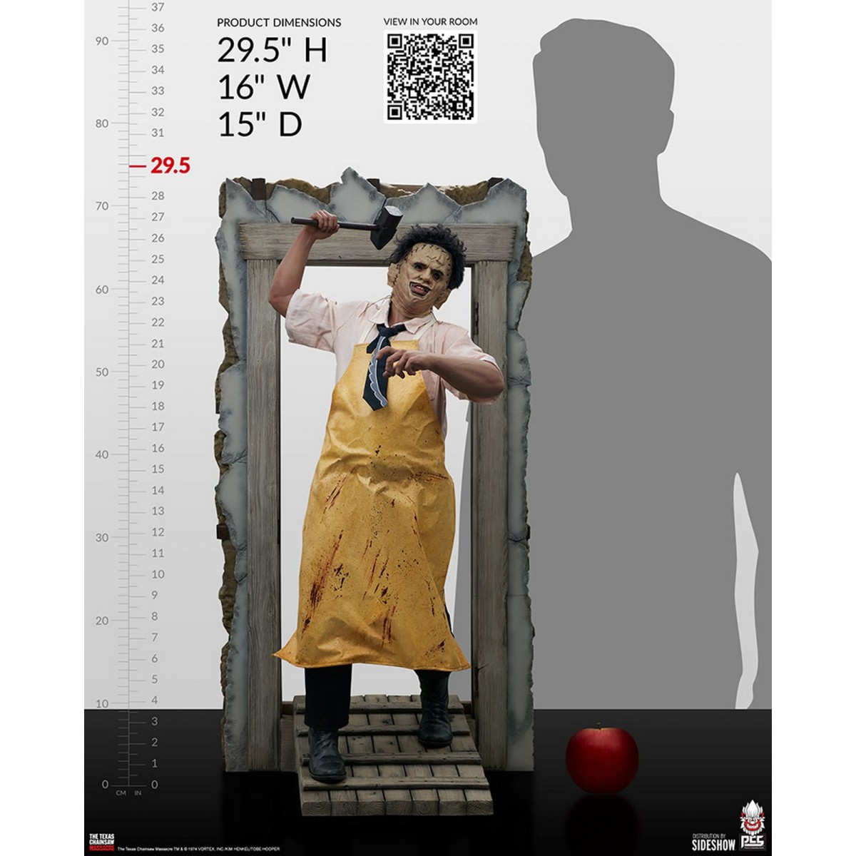 Premium Collectibles Studio - The Texas Chainsaw Massacre: Leatherface - Il Macellaio - Statua in scala 1:3