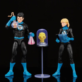 Marvel Legends - Fantastici Quattro Franklin Richards e Valeria Richards confezione da 2 pezzi