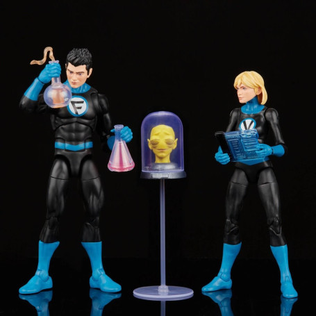 Marvel Legends - Fantastici Quattro Franklin Richards e Valeria Richards confezione da 2 pezzi