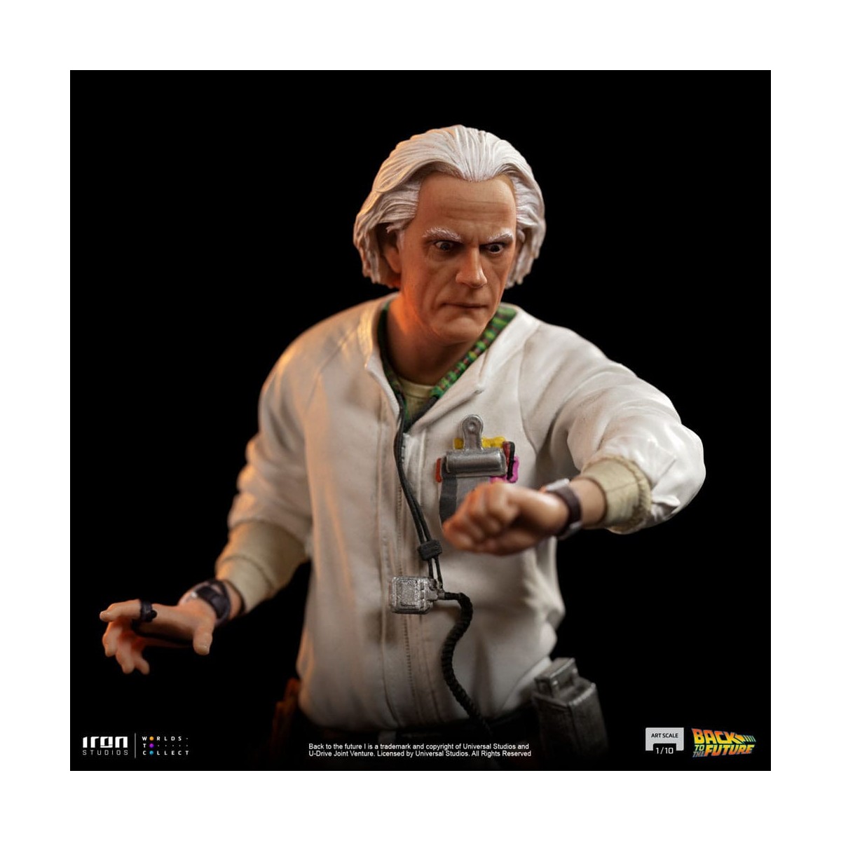 Iron Studios - BTTF - Doc Brown Ritorno al futuro - BDS Art Scale