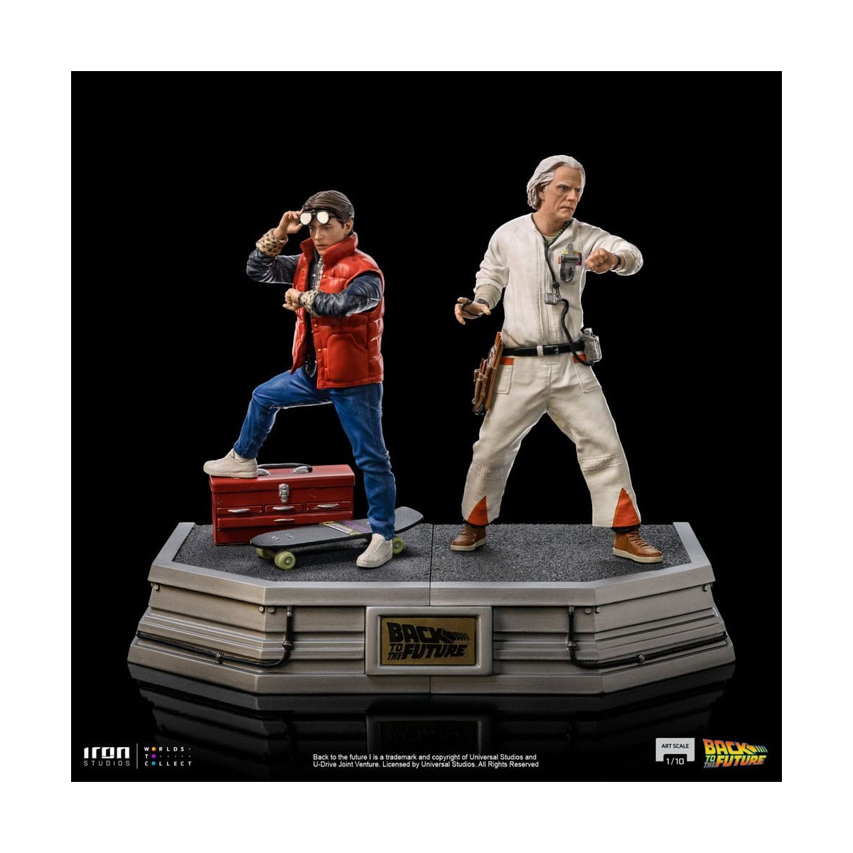 Iron Studios - BTTF - Doc Brown Ritorno al futuro - BDS Art Scale