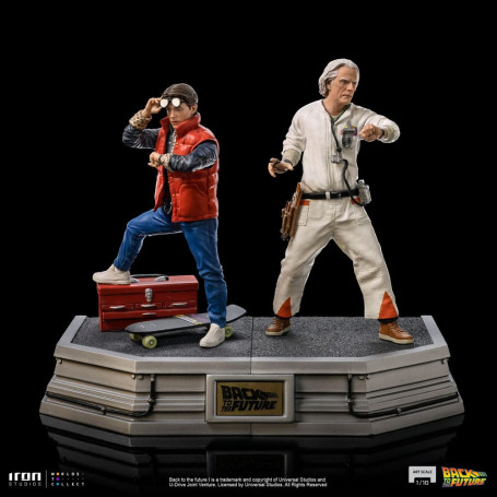 Iron Studios - BTTF - Doc Brown Ritorno al futuro - BDS Art Scale