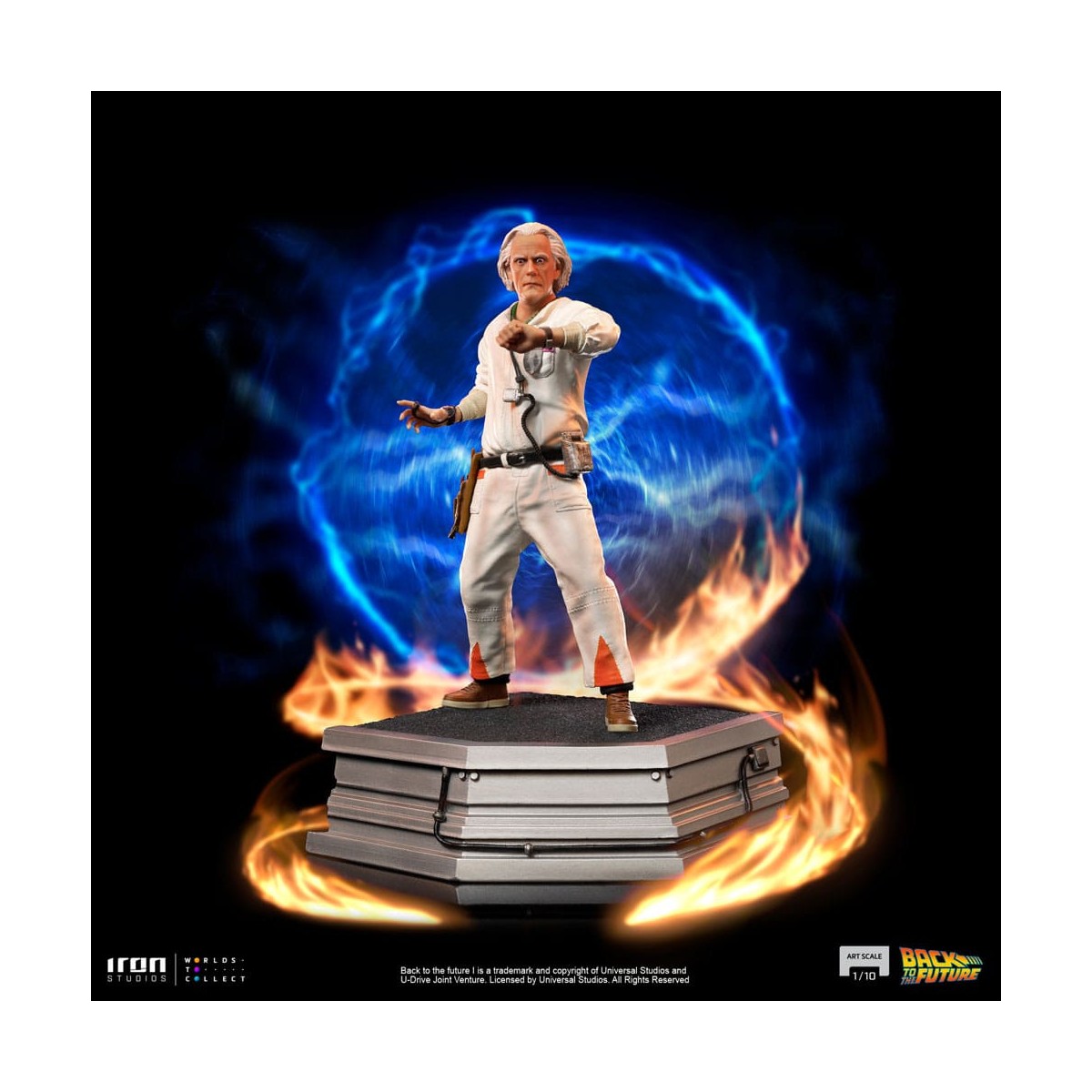 Iron Studios - BTTF - Doc Brown Ritorno al futuro - BDS Art Scale