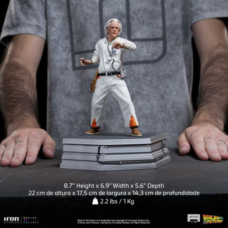 Iron Studios - BTTF - Doc Brown Ritorno al futuro - BDS Art Scale