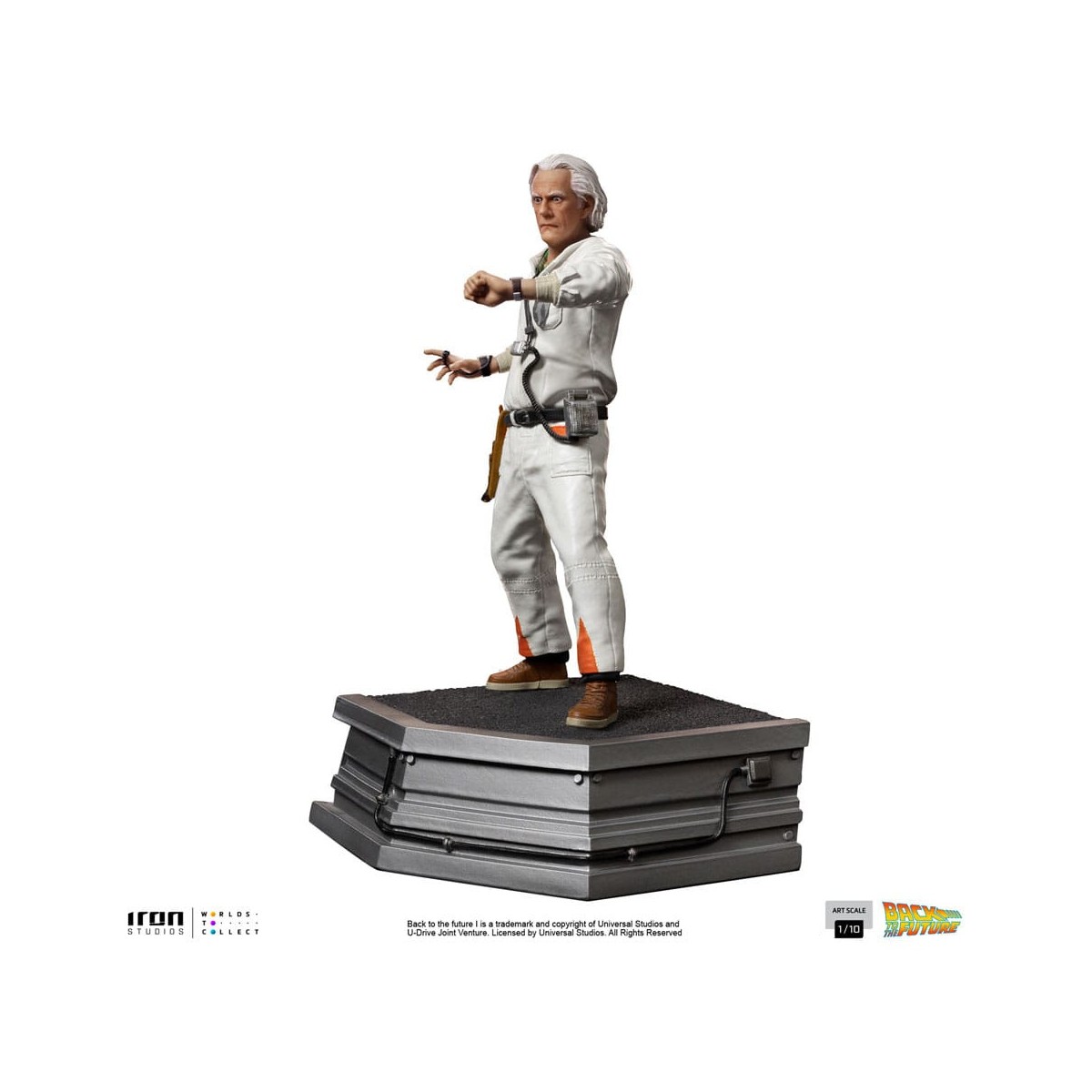 Iron Studios - BTTF - Doc Brown Ritorno al futuro - BDS Art Scale