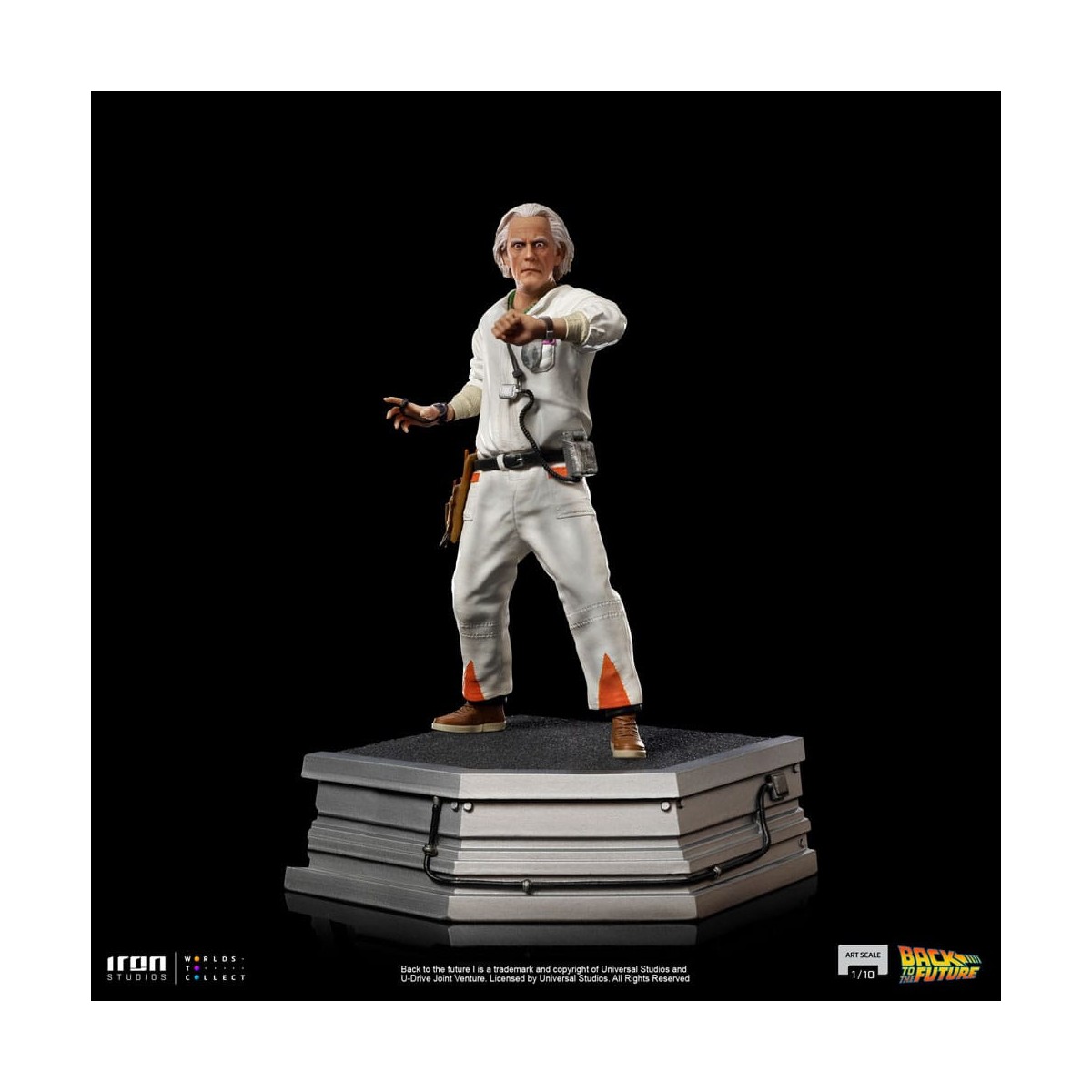 Iron Studios - BTTF - Doc Brown Ritorno al futuro - BDS Art Scale