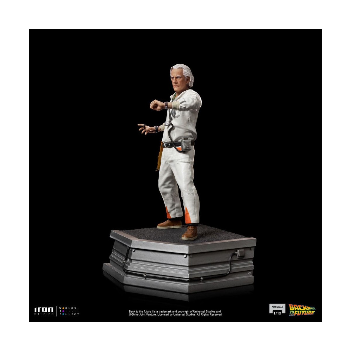 Iron Studios - BTTF - Doc Brown Ritorno al futuro - BDS Art Scale