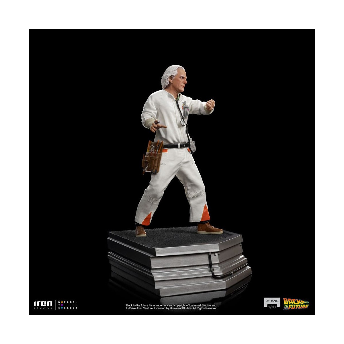 Iron Studios - BTTF - Doc Brown Ritorno al futuro - BDS Art Scale