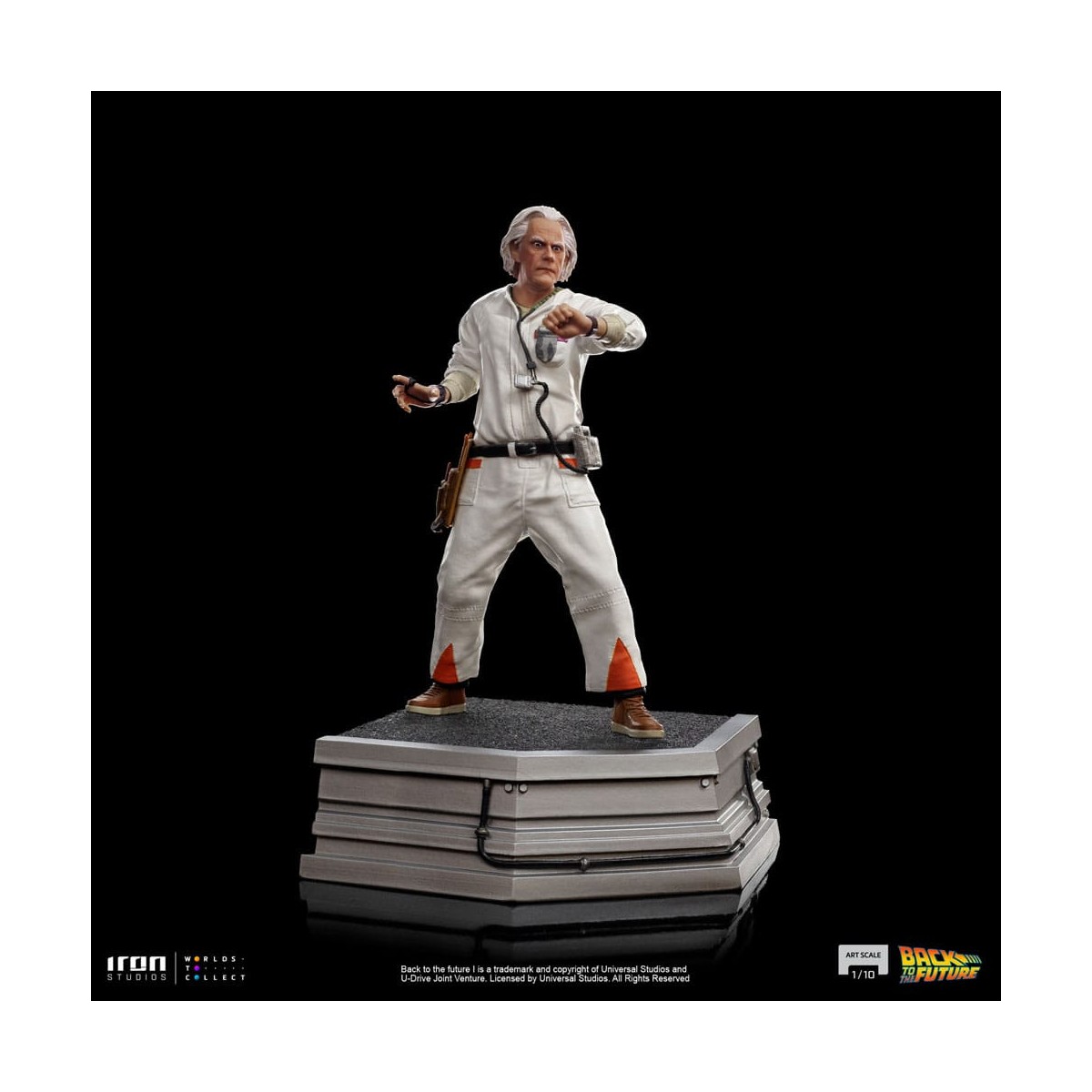 Iron Studios - BTTF - Doc Brown Ritorno al futuro - BDS Art Scale