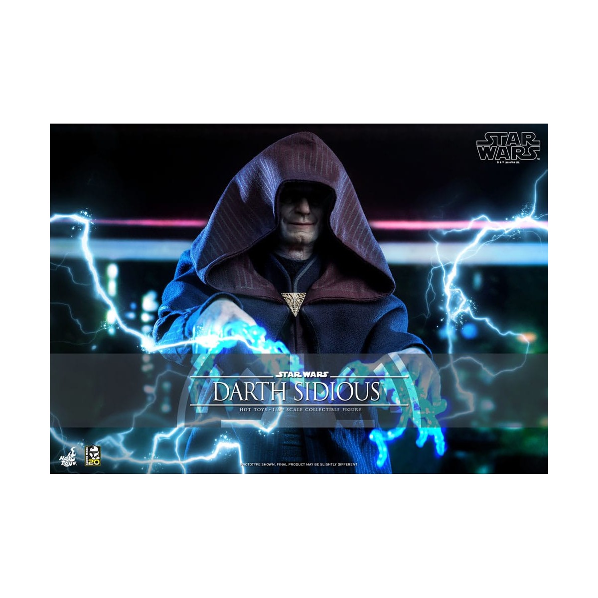 Hot Toys Star Wars - Darth Sidious - Le guerre dei cloni 1/6