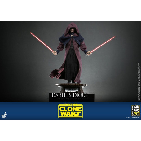 Hot Toys Star Wars - Darth Sidious - Le guerre dei cloni 1/6