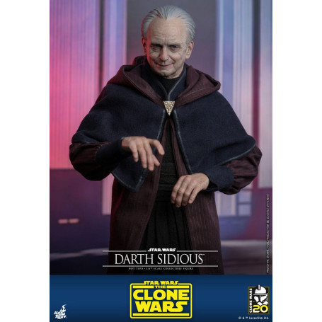 Hot Toys Star Wars - Darth Sidious - Le guerre dei cloni 1/6