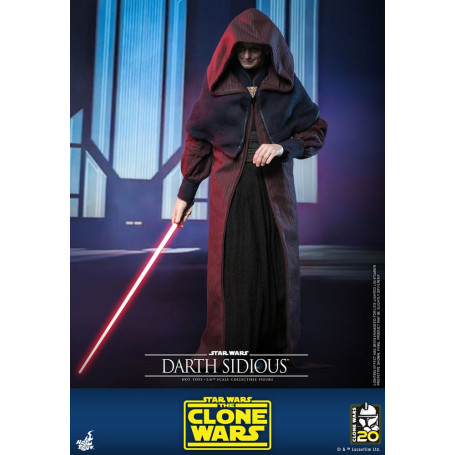 Hot Toys Star Wars - Darth Sidious - Le guerre dei cloni 1/6