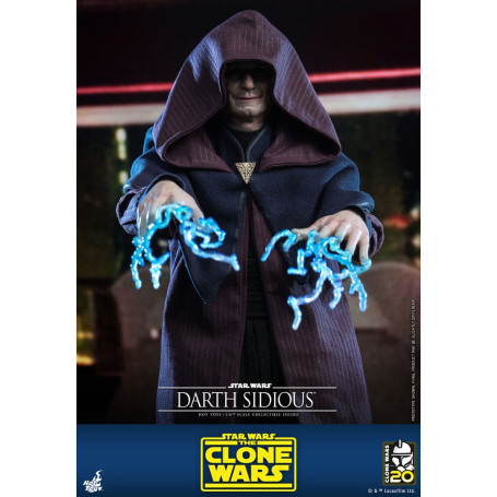Hot Toys Star Wars - Darth Sidious - Le guerre dei cloni 1/6