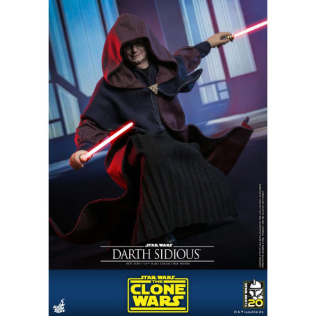 Hot Toys Star Wars - Darth Sidious - Le guerre dei cloni 1/6