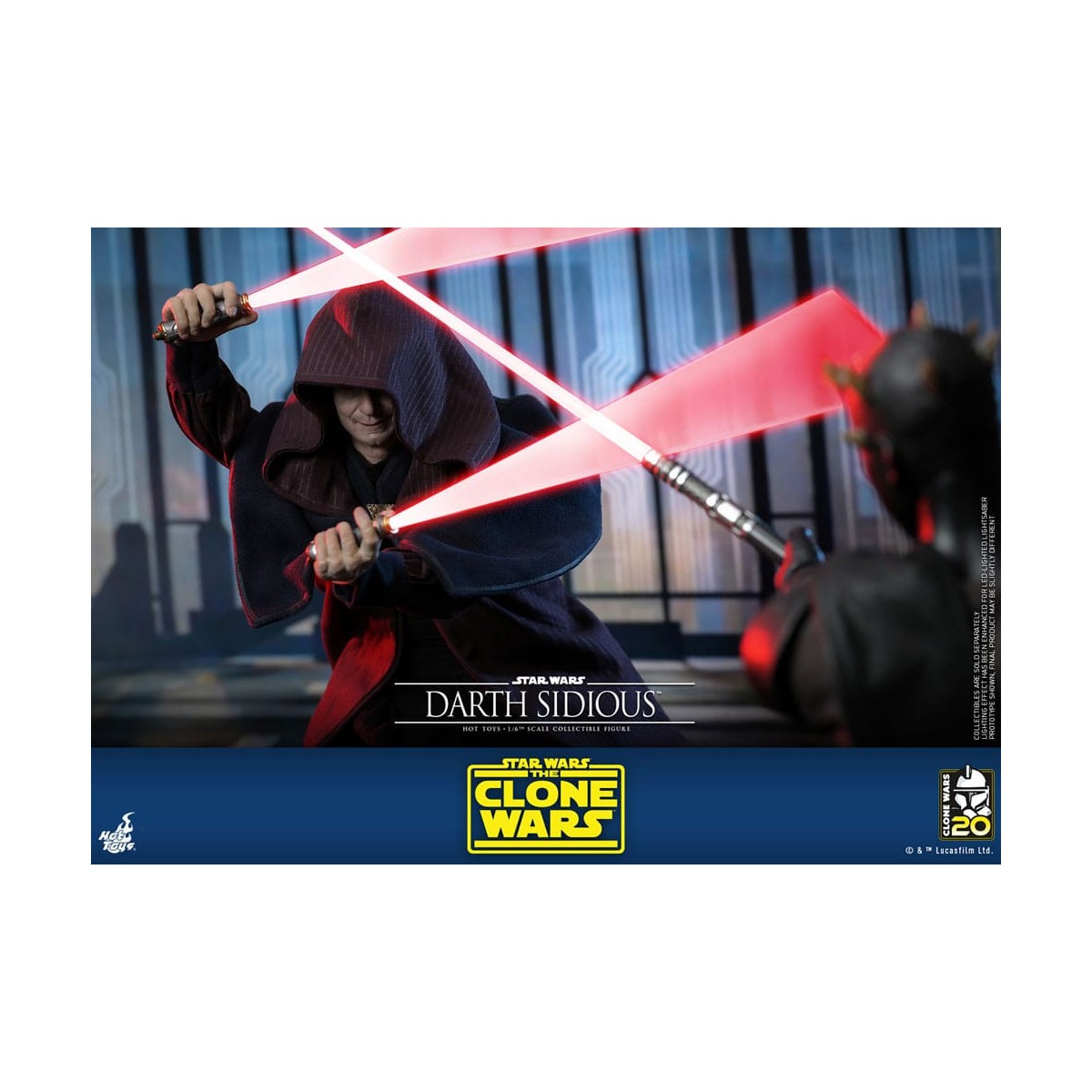 Hot Toys Star Wars - Darth Sidious - Le guerre dei cloni 1/6