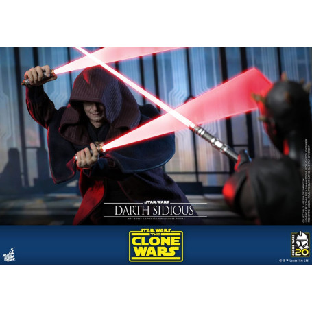 Hot Toys Star Wars - Darth Sidious - Le guerre dei cloni 1/6