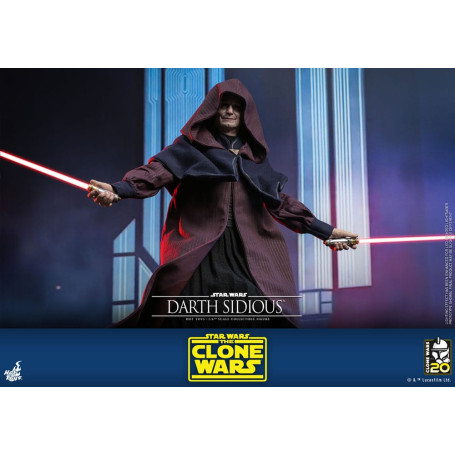 Hot Toys Star Wars - Darth Sidious - Le guerre dei cloni 1/6