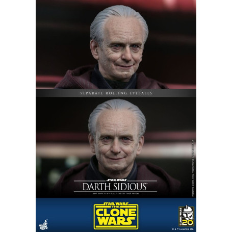 Hot Toys Star Wars - Darth Sidious - Le guerre dei cloni 1/6