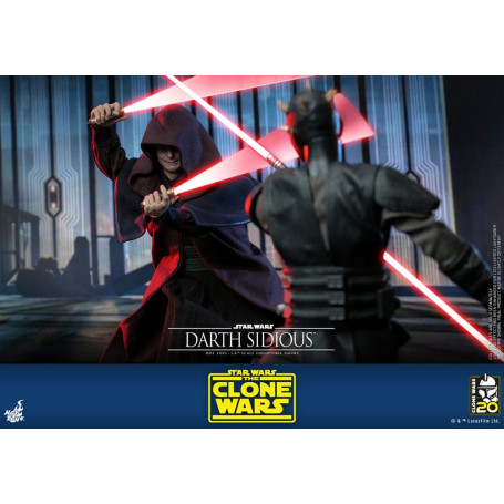Hot Toys Star Wars - Darth Sidious - Le guerre dei cloni 1/6