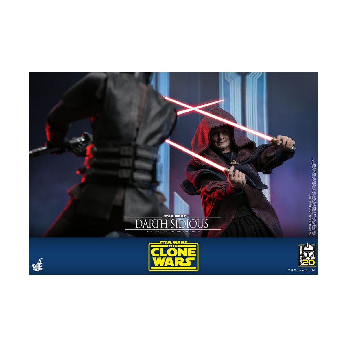 Hot Toys Star Wars - Darth Sidious - Le guerre dei cloni 1/6
