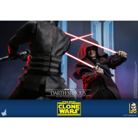 Hot Toys Star Wars - Darth Sidious - Le guerre dei cloni 1/6