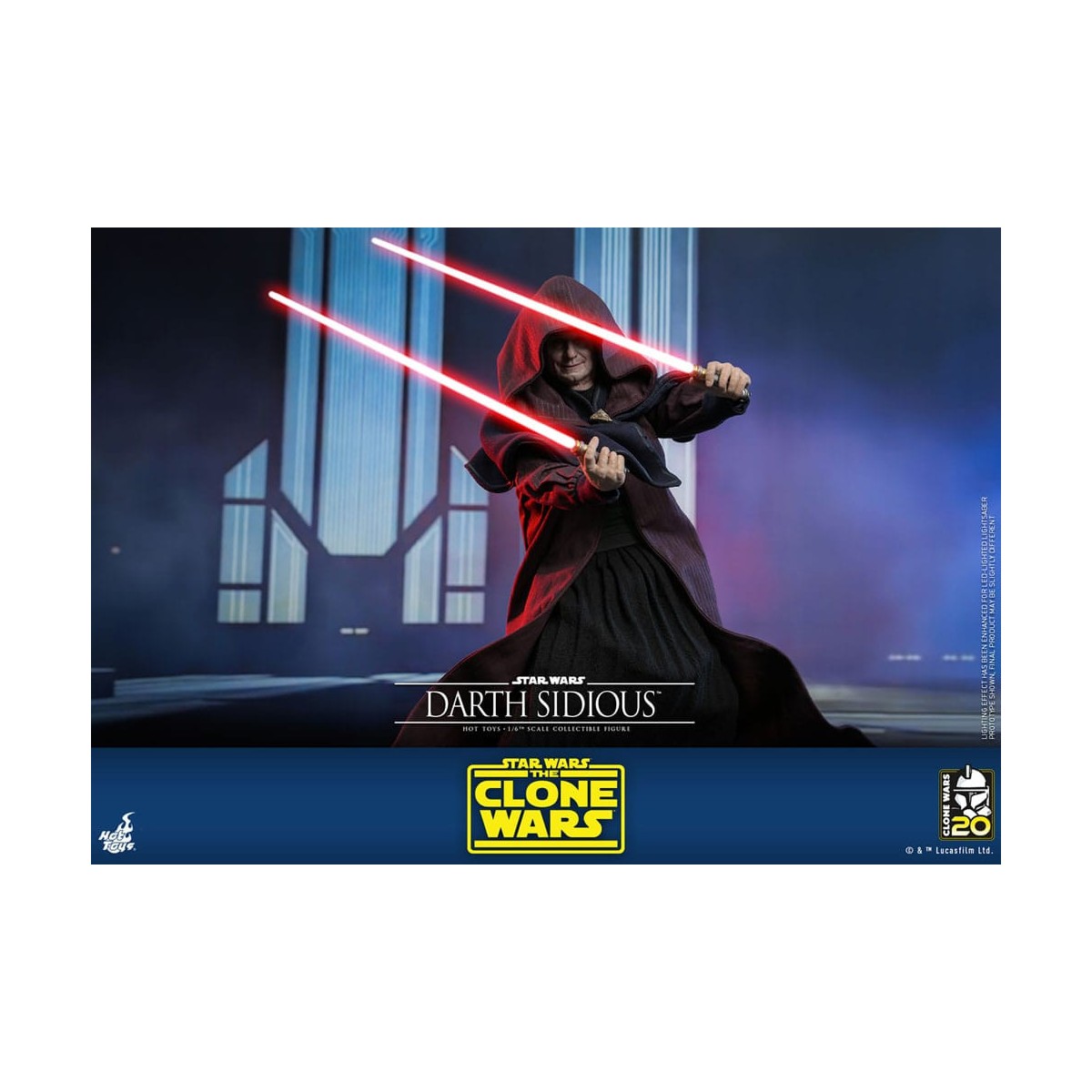 Hot Toys Star Wars - Darth Sidious - Le guerre dei cloni 1/6