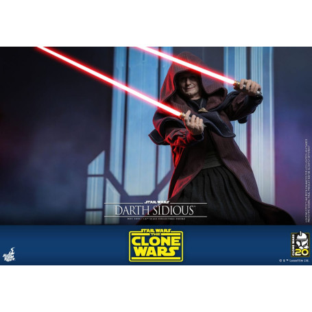 Hot Toys Star Wars - Darth Sidious - Le guerre dei cloni 1/6