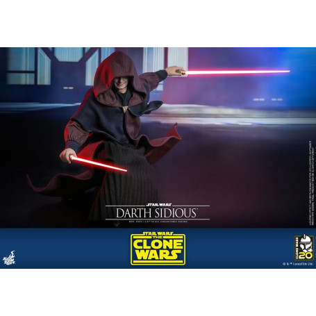 Hot Toys Star Wars - Darth Sidious - Le guerre dei cloni 1/6