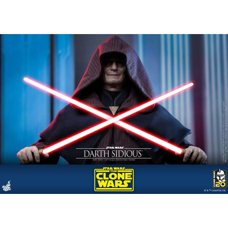 Hot Toys Star Wars - Darth Sidious - Le guerre dei cloni 1/6