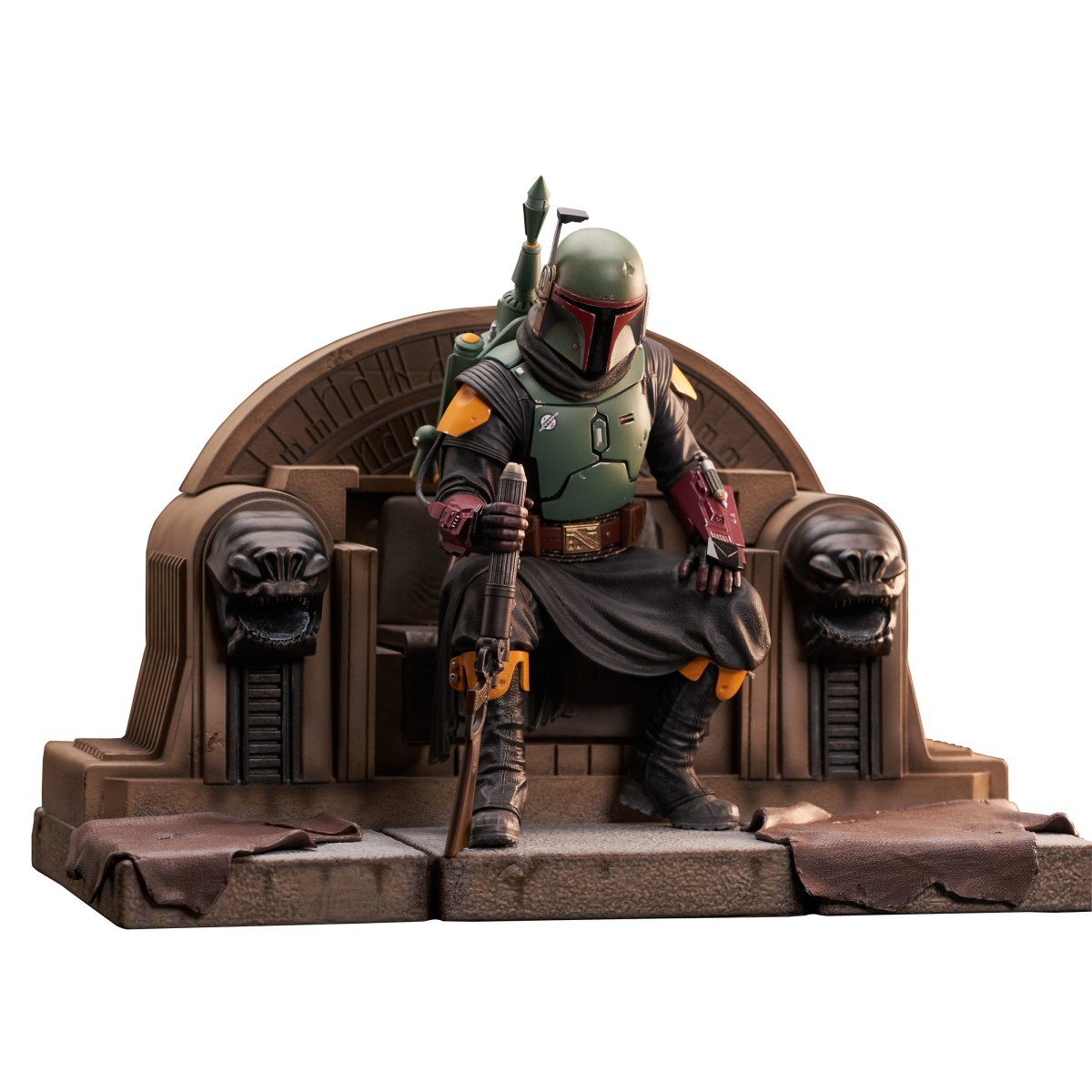 Gentle Giant - Star Wars - Boba Fett On Throne Premier Collection 1/7 - Il Libro di Boba Fett