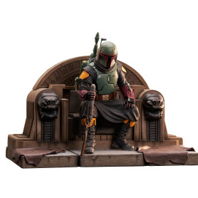 Gentle Giant - Star Wars - Boba Fett On Throne Premier Collection 1/7 - Il Libro di Boba Fett