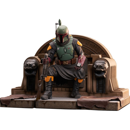 Gentle Giant - Star Wars - Boba Fett On Throne Premier Collection 1/7 - Il Libro di Boba Fett