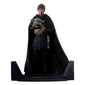 Gentle Giant Star Wars - Luke e Grogu - I Mandaloriani - Statua Premier Collection 1/7