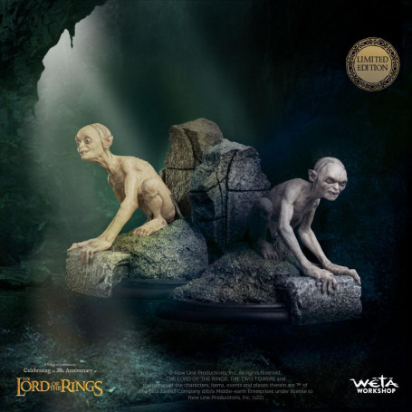 Weta - Statuetta de Il Signore degli Anelli Gollum e Sméagol a Ithilien - LOTR