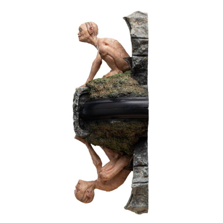 Weta - Statuetta de Il Signore degli Anelli Gollum e Sméagol a Ithilien - LOTR