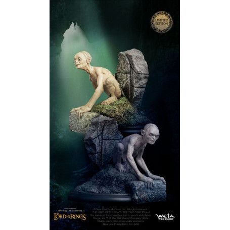 Weta - Statuetta de Il Signore degli Anelli Gollum e Sméagol a Ithilien - LOTR