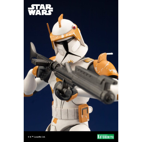 Star Wars - ARTFX kotobukiya - Comandante Cody - Le guerre dei cloni statua in PVC 1/10