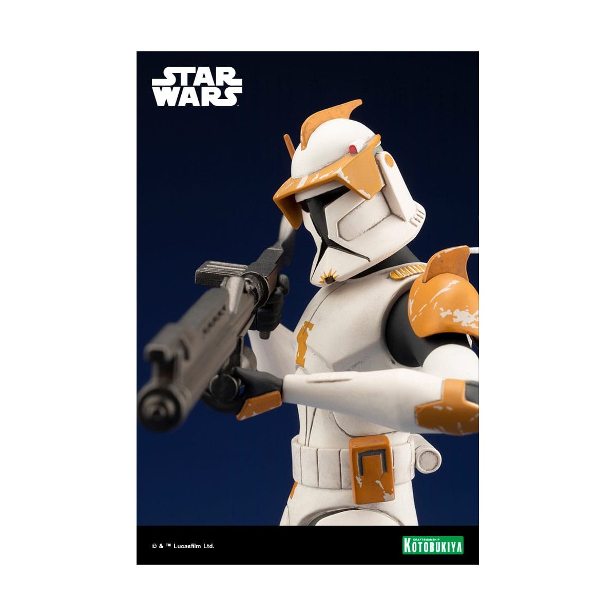 Star Wars - ARTFX kotobukiya - Comandante Cody - Le guerre dei cloni statua in PVC 1/10
